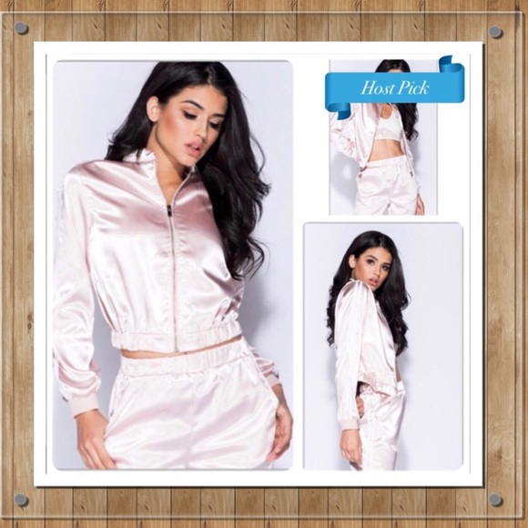 Jackets & Blazers - 🆑 Satin Tracksuit Jacket (See “Bottoms” 4 Pants)